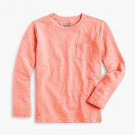 Jcrew Boys long-sleeve pocket T-shirt in the softest jersey