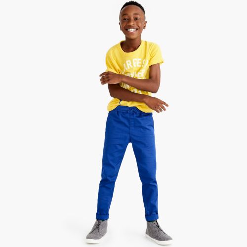 제이크루 Jcrew Boys stretch-cotton pull-on pant with reinforced knees