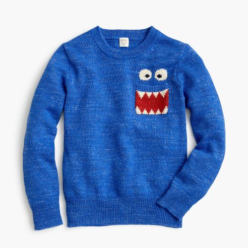 제이크루 Jcrew Max the Monster™ boys cotton crewneck sweater