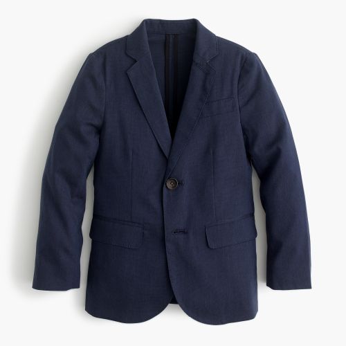 제이크루 Jcrew Boys unstructured Ludlow suit jacket in stretch cotton