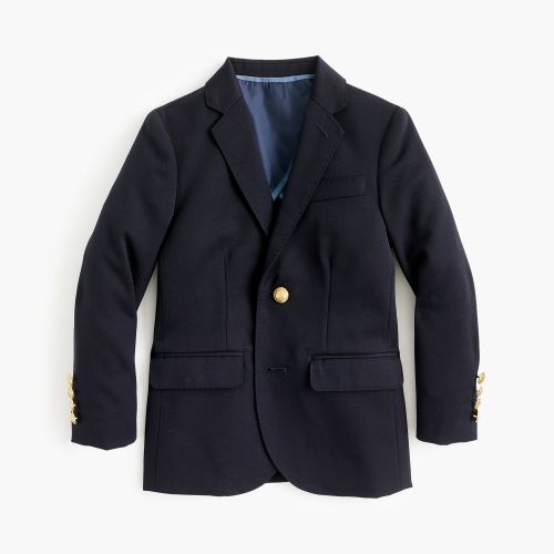 제이크루 Jcrew Boys Ludlow two-button blazer in navy wool