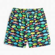 Jcrew Boys swim trunk in tropical fish