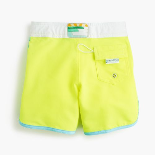 제이크루 Jcrew Boys Greenlines Glide board short