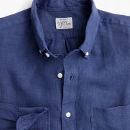Jcrew Garment-dyed shirt in Irish linen
