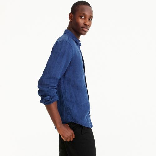 제이크루 Jcrew Garment-dyed shirt in Irish linen