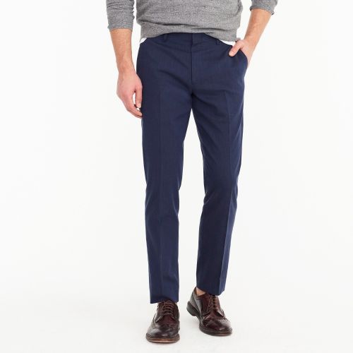 제이크루 Jcrew Ludlow Slim-fit unstructured suit pant in stretch cotton