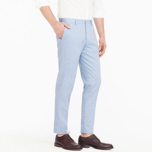 제이크루 Jcrew Ludlow Slim-fit suit pant in light blue American wool blend