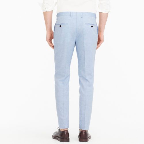 제이크루 Jcrew Ludlow Slim-fit suit pant in light blue American wool blend