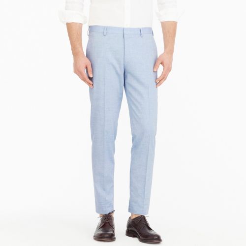 제이크루 Jcrew Ludlow Slim-fit suit pant in light blue American wool blend