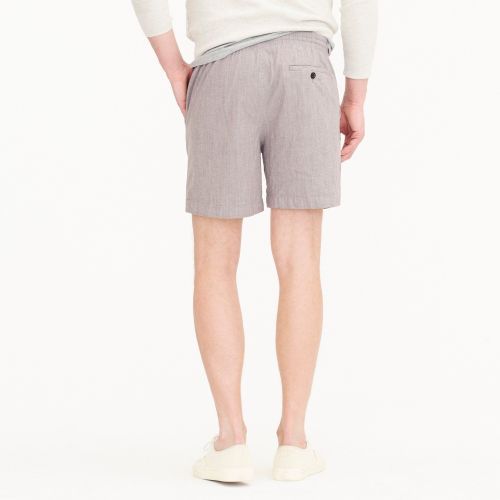 제이크루 Jcrew Stretch dock short in olive grey chambray