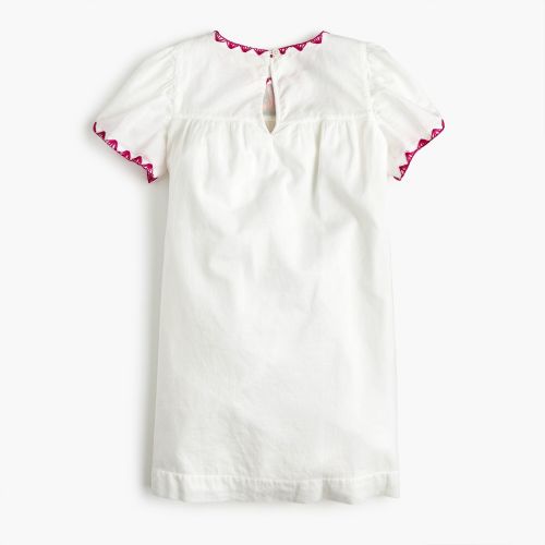 제이크루 Jcrew Girls embroidered bib dress