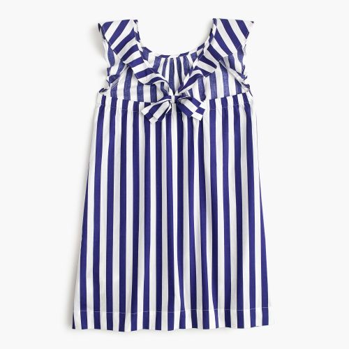 제이크루 Jcrew Girls flutter-sleeve dress in candy stripes