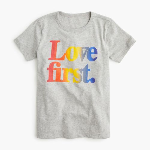 제이크루 Jcrew Kids crewcuts X Human Rights Campaign Love first T-shirt