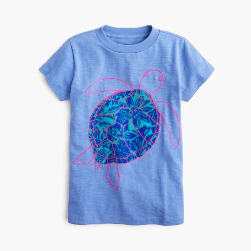 제이크루 Jcrew Girls sea turtle T-shirt