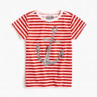 Jcrew Girls sparkly anchor T-shirt
