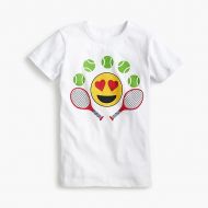 Jcrew Girls tennis emoji T-shirt