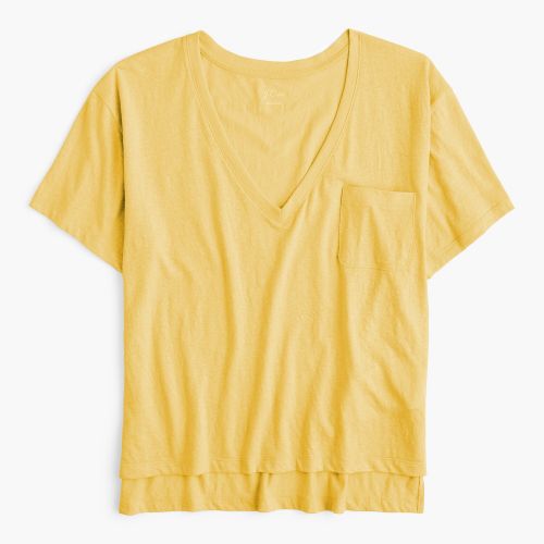 제이크루 Jcrew Slub cotton V-neck T-shirt