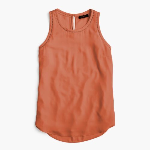 제이크루 Jcrew Drapey top with ladder trim