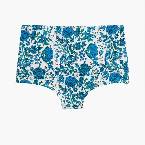 제이크루 Jcrew High-waist bikini bottom in SZ Blockprints™ floral