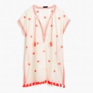 Jcrew Embroidered Indian cotton beach tunic