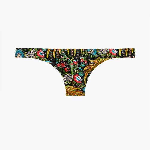 제이크루 Jcrew Lowrider bikini bottom in dryad palms print