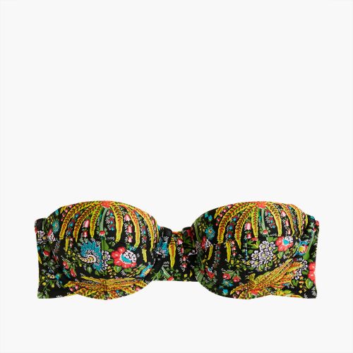 제이크루 Jcrew Underwire bikini top in dryad palms print