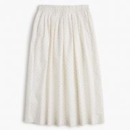 Jcrew Midi skirt in vintage clip dot
