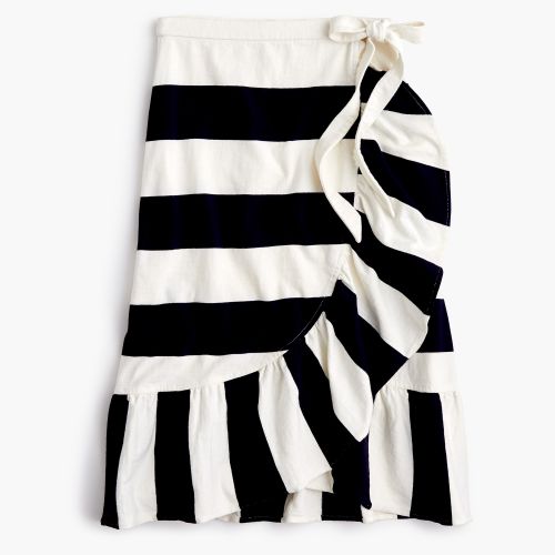 제이크루 Jcrew Rugby knit wrap skirt