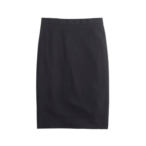 제이크루 Jcrew Petite pencil skirt in Italian two-way stretch wool
