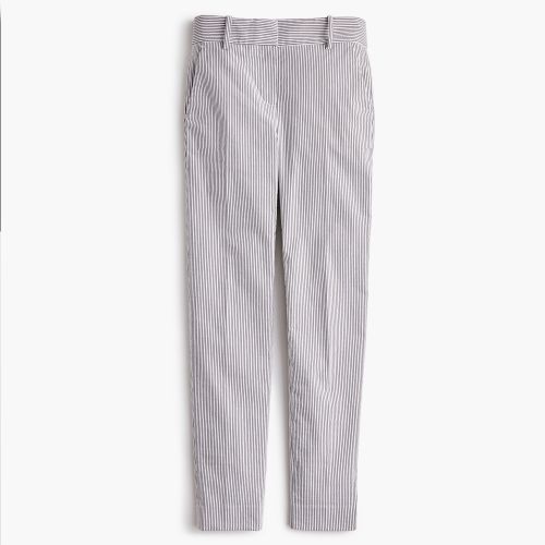 제이크루 Jcrew Cameron slim crop pant in seersucker