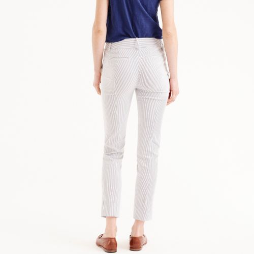 제이크루 Jcrew Cameron slim crop pant in seersucker