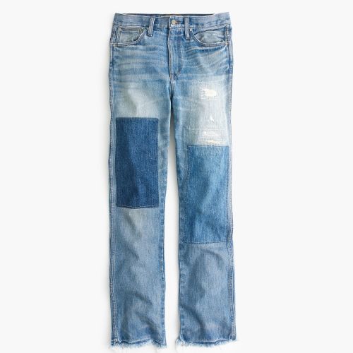 제이크루 Jcrew Point sur relaxed shoreditch straight jean with patches