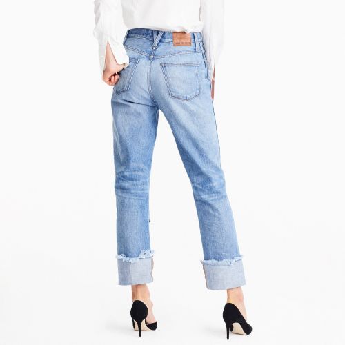 제이크루 Jcrew Point sur relaxed shoreditch straight jean with patches