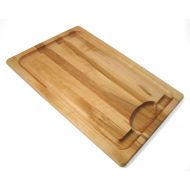 J.K. Adams 20-Inch-by-14-Inch Maple Wood Farmhouse Carving Board with Juice Groove