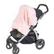 J.L. Childress Cuddle N Cover Stroller Blanket, Pink