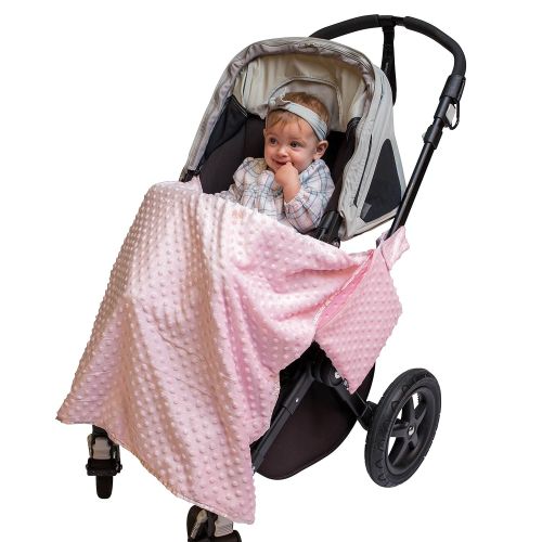  J.L. Childress Cuddle N Cover Stroller Blanket, Pink