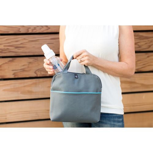  [아마존베스트]J.L. Childress MaxiCOOL, Breastmilk Cooler, Baby Bottle and Baby Food Bag, Insulated and Leak Proof, Ice Pack...