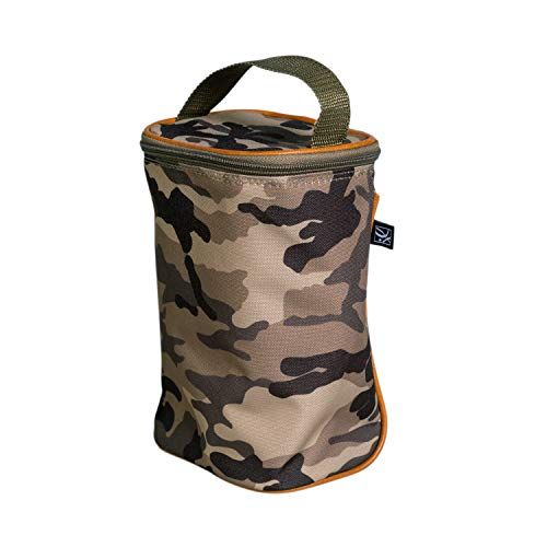  J.L. Childress Tall Twocool, Breastmilk Cooler, Baby Bottle & Baby Food Bag, Insulated & Leak Proof, Ice Pack Included, Fits 2-4 Bottles, Camouflage