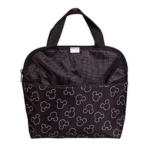  J.L. Childress Disney Baby Maxicool 4-Bottle Breastmilk Cooler, Baby Bottle & Baby Food Bag, Mickey Black