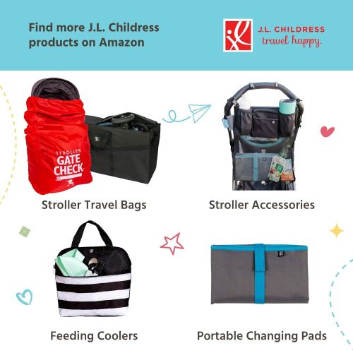  Visit the J.L. Childress Store J.L. Childress Gate Check Bag for Car Seats - Air Travel Bag - Fits Convertible Car Seats, Infant carriers & Booster Seats, Red