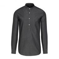 J.LINDEBERG Daniel Washed Indigo Half Placket Shirt