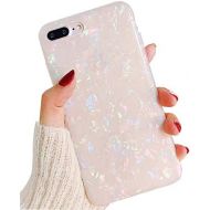 [아마존베스트]J.west iPhone 8 Plus Case/iPhone 7 Plus Case, Cute Ultra Thin [Tinfoil Series] Macaron Color Bling Lightweight Soft TPU Case Cover for iPhone 7 Plus / 8 Plus (Colorful)