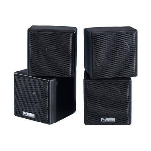  JA Audio 3.5 Mini Cube Speakers - Black (Pair)