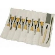 JABETC 15 Piece Woodcarving Gouges Knifes Chisels Tool Wood Carver Carving Carveing Set Kit