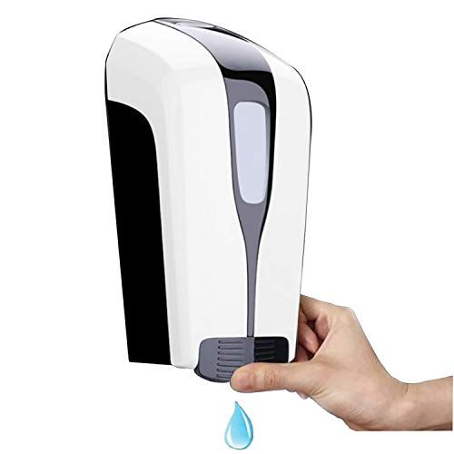  JAE Manual Soap Dispenser (Liquid) Wall Mounted Kitchen Bathroom Hand Sterilizer Containers for Shampoo Gel Chamber Plastic-(18 oz) 500ml