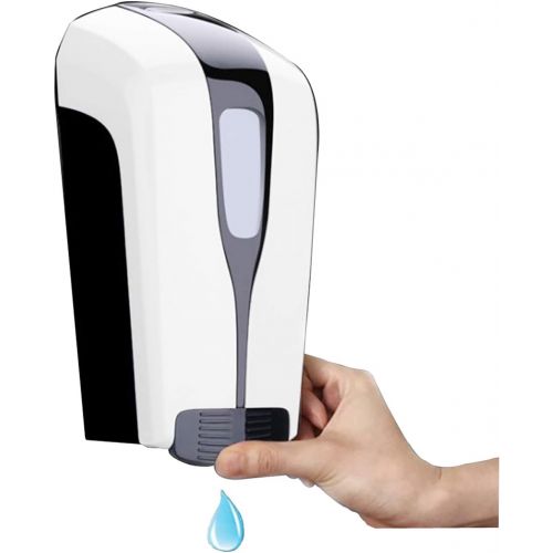  JAE Manual Soap Dispenser (Liquid) Wall Mounted Kitchen Bathroom Hand Sterilizer Containers for Shampoo Gel Chamber Plastic-(18 oz) 500ml
