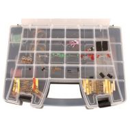 JAMECO VALUEPRO Jameco Valuepro Deluxe Electronics Kit with 219 Pieces Including Resistors, Transistors, Switches, LEDs and Wire Potentiometers
