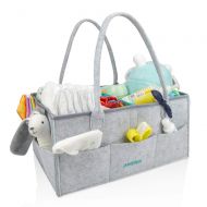 JAMIEWIN Baby Diaper Caddy Organizer Nursery Storage Bin and Portable Holder Bag for Newborn Baby...