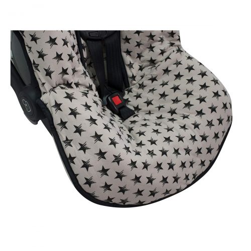  JANABEBEE Universal Padded Cover Liner for Baby Carriers and CAR SEAT (Maxi COSI MICO, CHICCO, BRITAX, ETC) (Dark Sky)