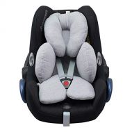 [아마존베스트]JANABEBE Reducer Cushion Infant Head & Baby Body Support Antiallergic Janabebe Stone Grey